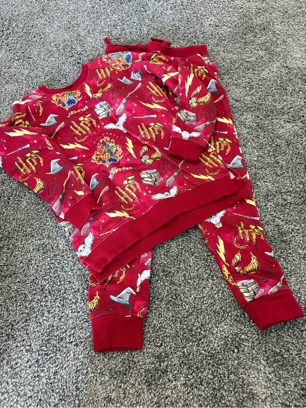 Bums and roses Harry Potter jogger set size 7/8